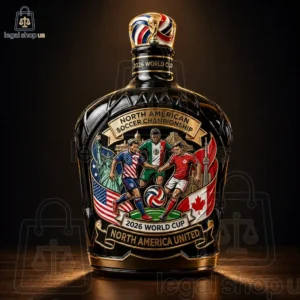 2026 North American Soccer Championship Host Cities Whiskey Bottle 2026 World Cup commemorative North America United decorative bottle