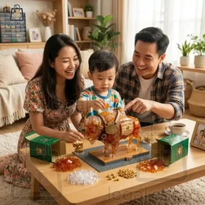 Bison Spirit Buffalo Whiskey Bottle Building Brick Set