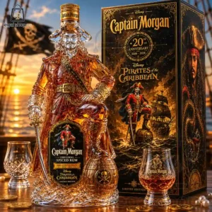 Captain Morgan Pirates of the Caribbean 20th Anniversary limited edition rum bottle