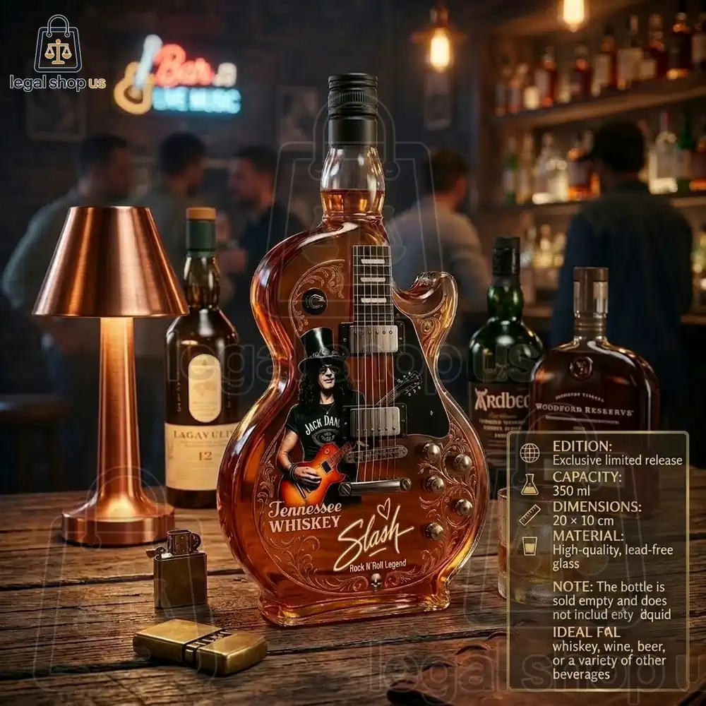 Jack Daniel's Slash Signature Guitar Bottle-Legalshopus