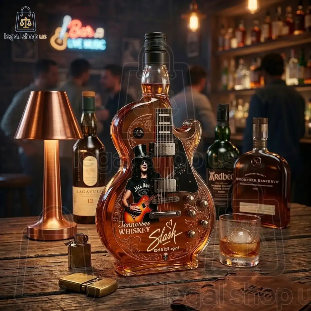 Jack Daniel's Slash Signature Guitar Bottle-Legalshopus