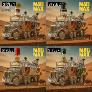 Mad Max War Rig Whisky Bottle