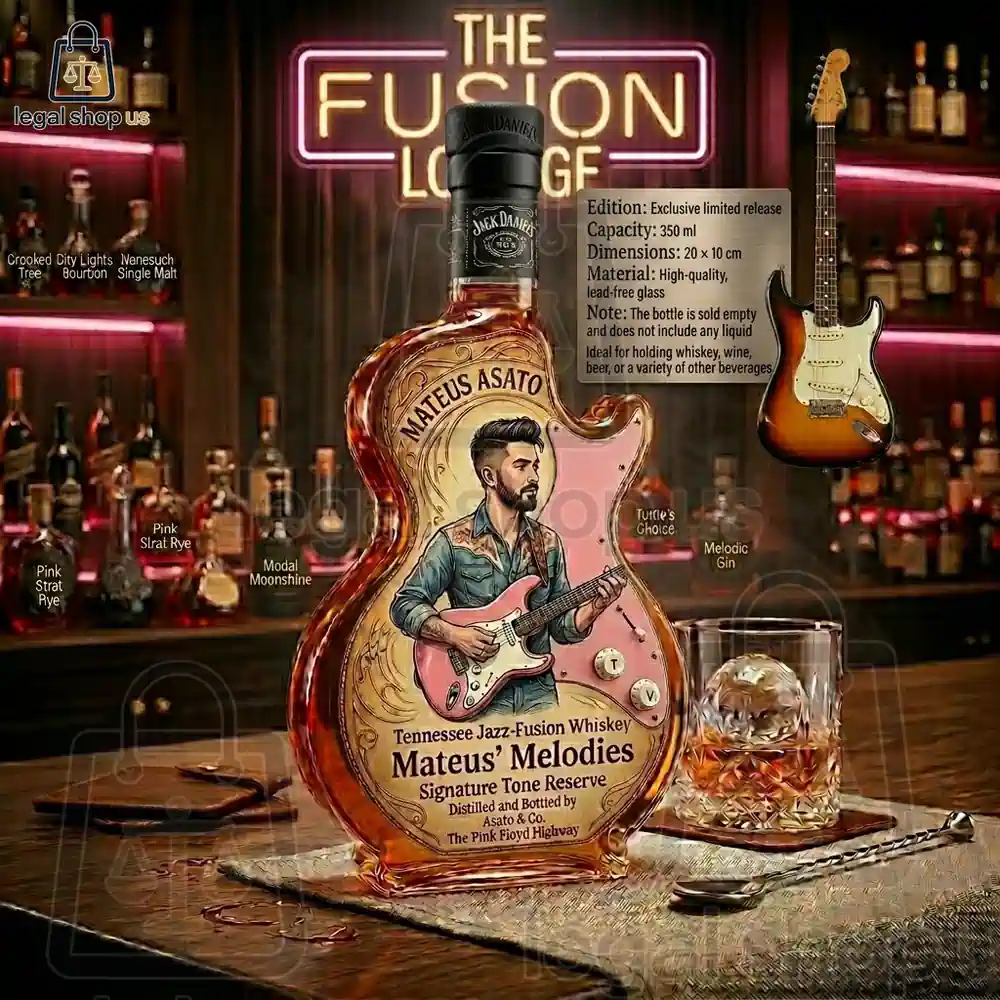 Mateus Asato Guitar Legends Whiskey Jack Daniel's Guitar Bottle