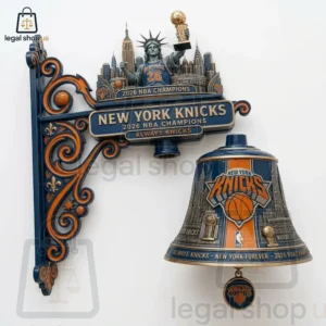 New York Knicks NBA Champions 2026 Limited Edition Wall Bell Decorative New York Knicks 2026 NBA Champions wall-mounted bell