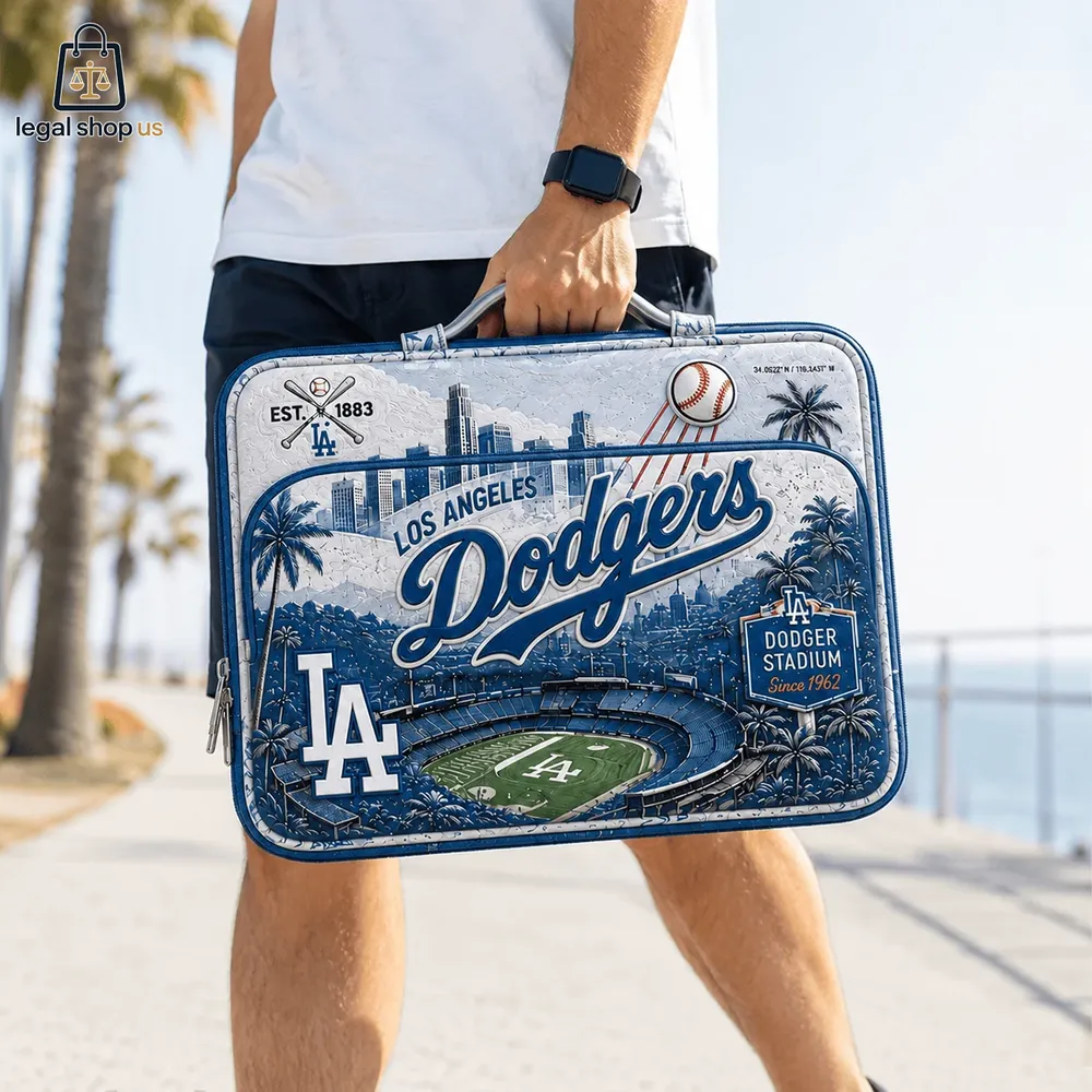 Los Angeles Dodgers Laptop Tab Carry Bag-Legalshopus