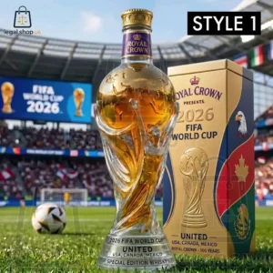Royal Crown 2026 FIFA World Cup commemorative whisky bottle and gift box