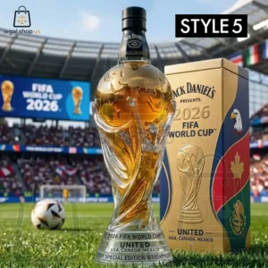 Jack Daniel's 2026 FIFA World Cup Special Edition whisky bottle and gift box