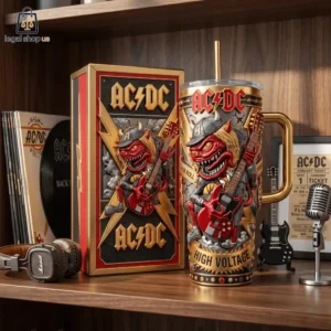 ACDC High Voltage 40oz Tumbler With Handle