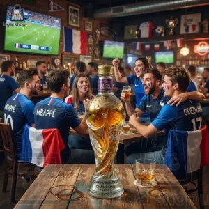 2026 France FIFA World Cup Trophy Crown Royal Bottle