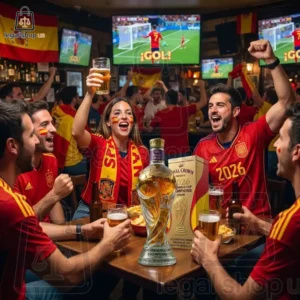 2026 Spain FIFA World Cup Trophy Crown Royal Bottle