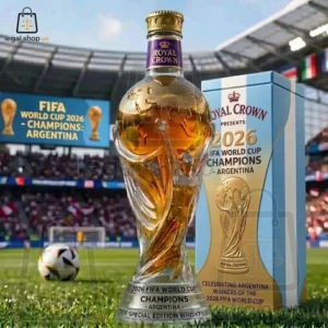 Royal Crown 2026 FIFA World Cup Argentina commemorative whiskey bottle and box