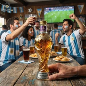 2026 Argentina FIFA World Cup Trophy Crown Royal Bottle