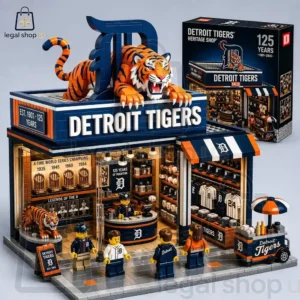 Detroit Tigers 125th Anniversary Building Set-Legalshopus