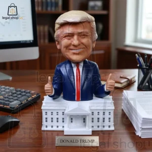 Proud Patriots Donald Trump White House Bobblehead Figure