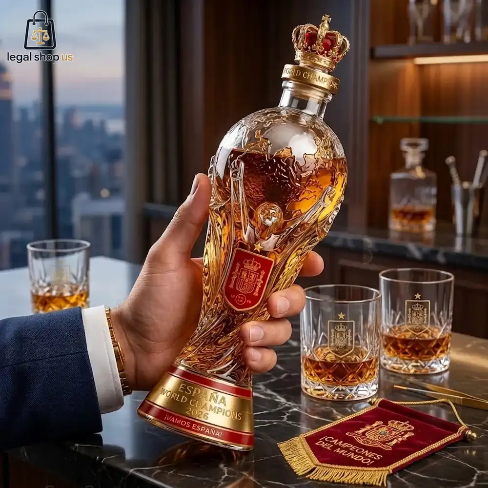 Spain World Cup 2026 Champions Limited Edition Crystal Whiskey