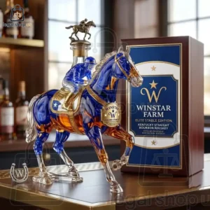 Winstar Farm Elite Stable Edition Blanton's Bourbon Whiskey Bottle