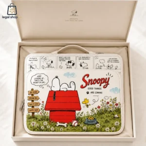 Snoopy Peanuts Premium Laptop Tab Carry Bag-Legalshopus