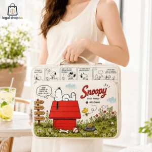 Snoopy Peanuts Premium Laptop Tab Carry Bag-Legalshopus