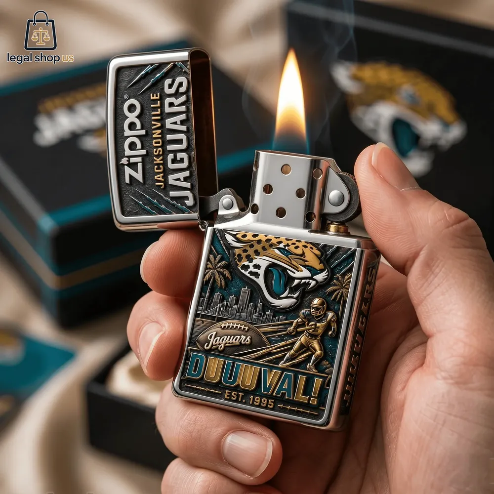 Jacksonville Jaguars DUUUVAL! 3D Zippo Lighter-Legalshopus