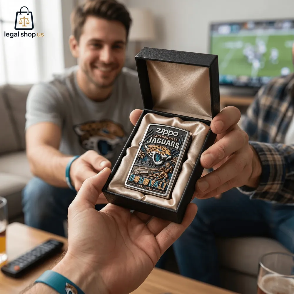 Jacksonville Jaguars DUUUVAL! 3D Zippo Lighter-Legalshopus