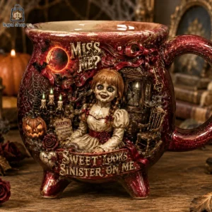 Annabelle Halloween Witch Cauldron Mug