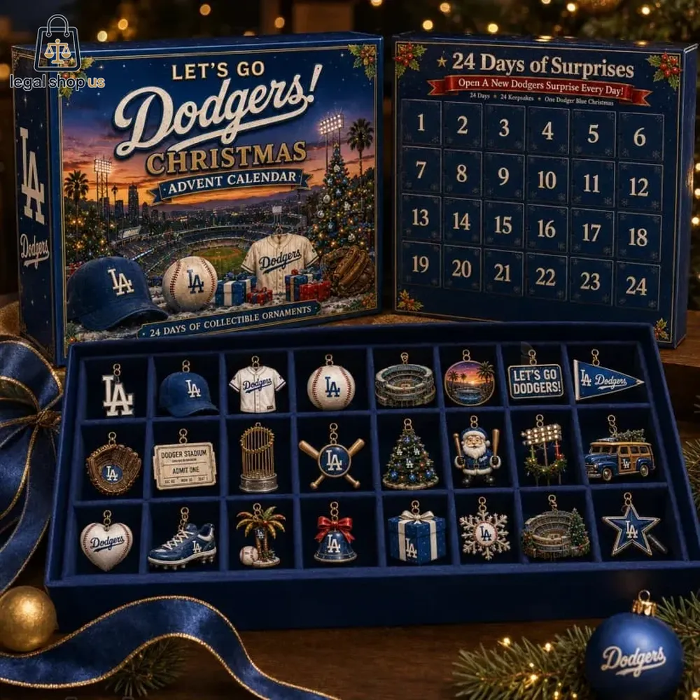 Los Angeles Dodgers Christmas Advent Calendar 2026-Legalshopus