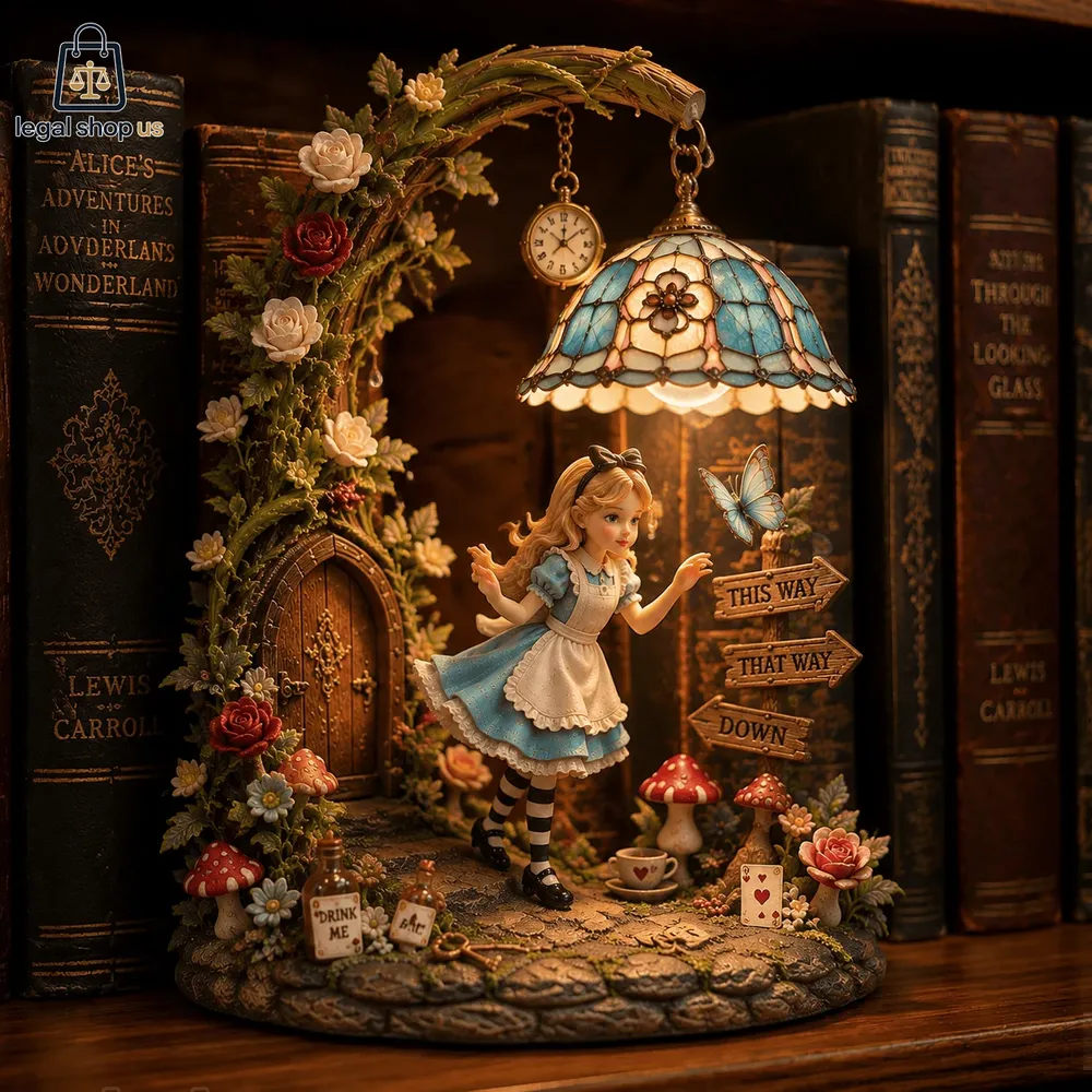 Alice In Wonderland Figurines Lamp Alice In Wonderland Figurines Lamp