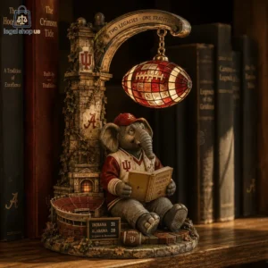 Alabama Crimson Tide Indiana Hoosiers Figurines Lamp