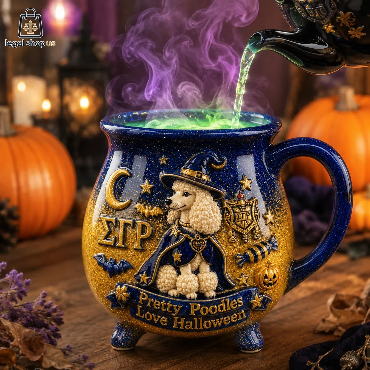 Sigma Gamma Rho Witch Cauldron Mug-Legalshopus