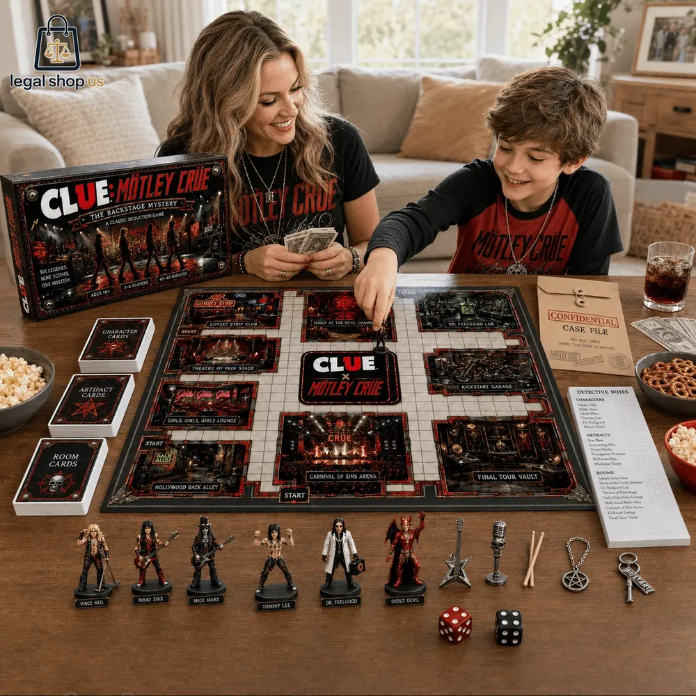 Motley Crue The Backstage Mystery Clue Board Game 2026-Legalshopus