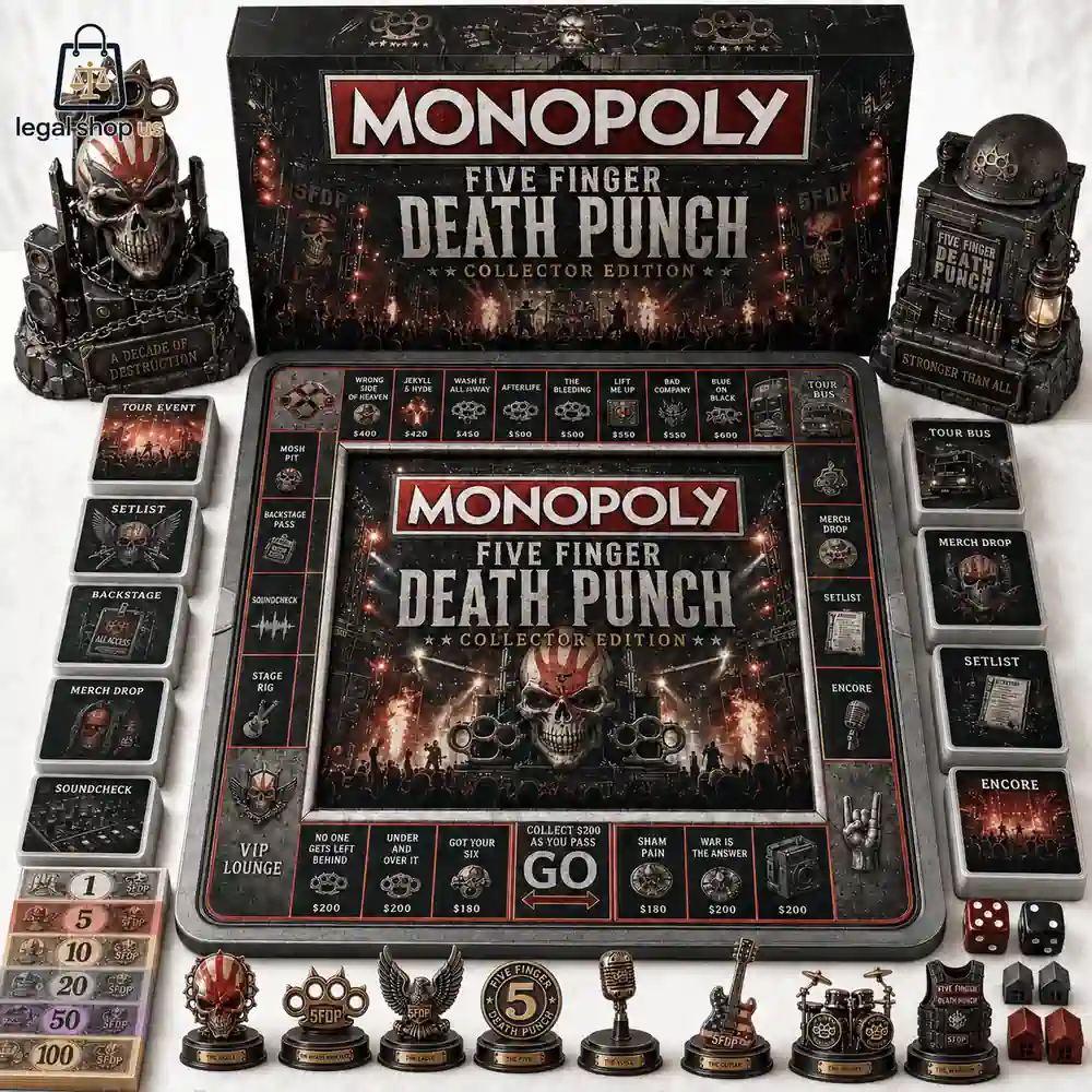 Five Finger Death Punch Collector's Edition Monopoly Board Game