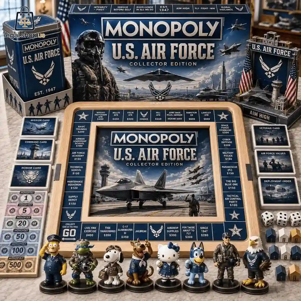 U.S. Air Force Collector Edition Monopoly Board Game 2026-Legalshopus