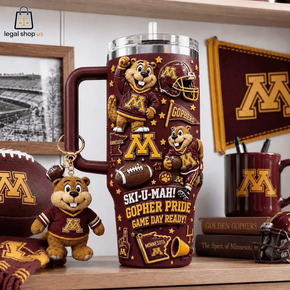 Minnesota Golden Gophers Ski-U-Mah Gopher Pride 40oz Tumbler With