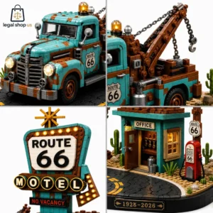 Route 66 The Haunted Mother Road Centennial Building Brick Set