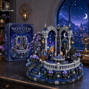 A Court of Thorns and Roses Night Court Celestial Balcony Garden Building Brick Set A Court of Thorns and Roses Night Court Celestial Balcony Garden building block set.