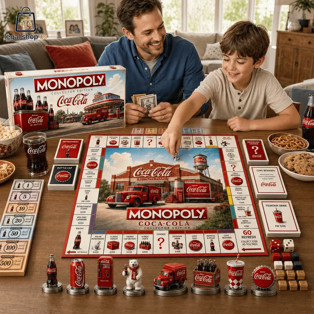 NEW 2026 Coca-Cola Collector's Edition Monopoly Board Game-Legalshopus