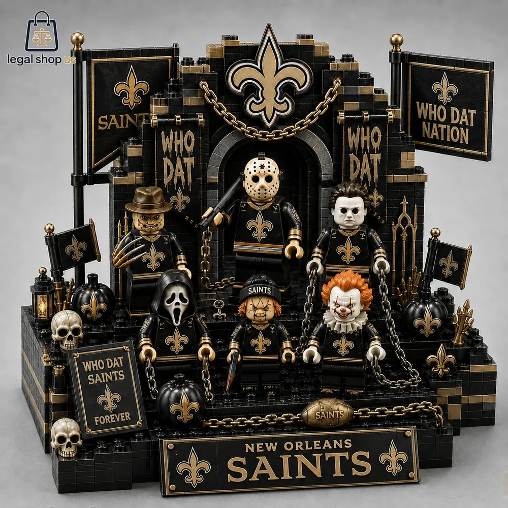 New Orleans Saints x Halloween Building Brick Sets 2026-Legalshopus