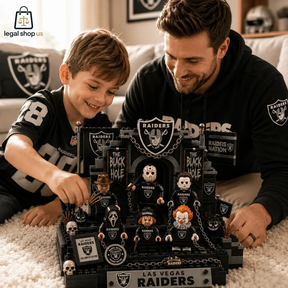 Las Vegas Raiders x Halloween Building Brick Sets 2026-Legalshopus