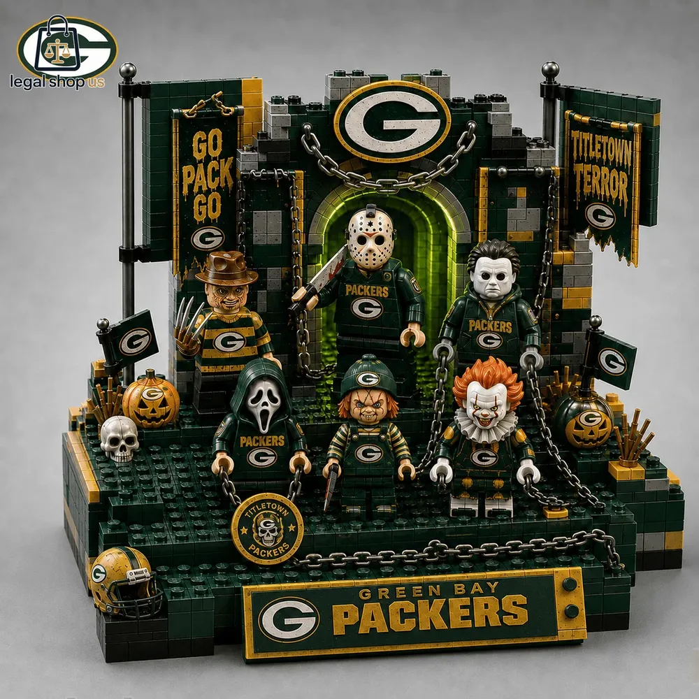 Green Bay Packers Halloween Building Brick Set-Legalshopus