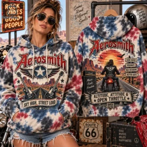 Aerosmith Open Throttle Highway Hoodie
