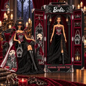 Alabama Crimson Tide Halloween Edition Commemorative Barbie Figure Doll