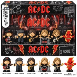 AC DC Legendary Members Little People Collector 6-Figure Set