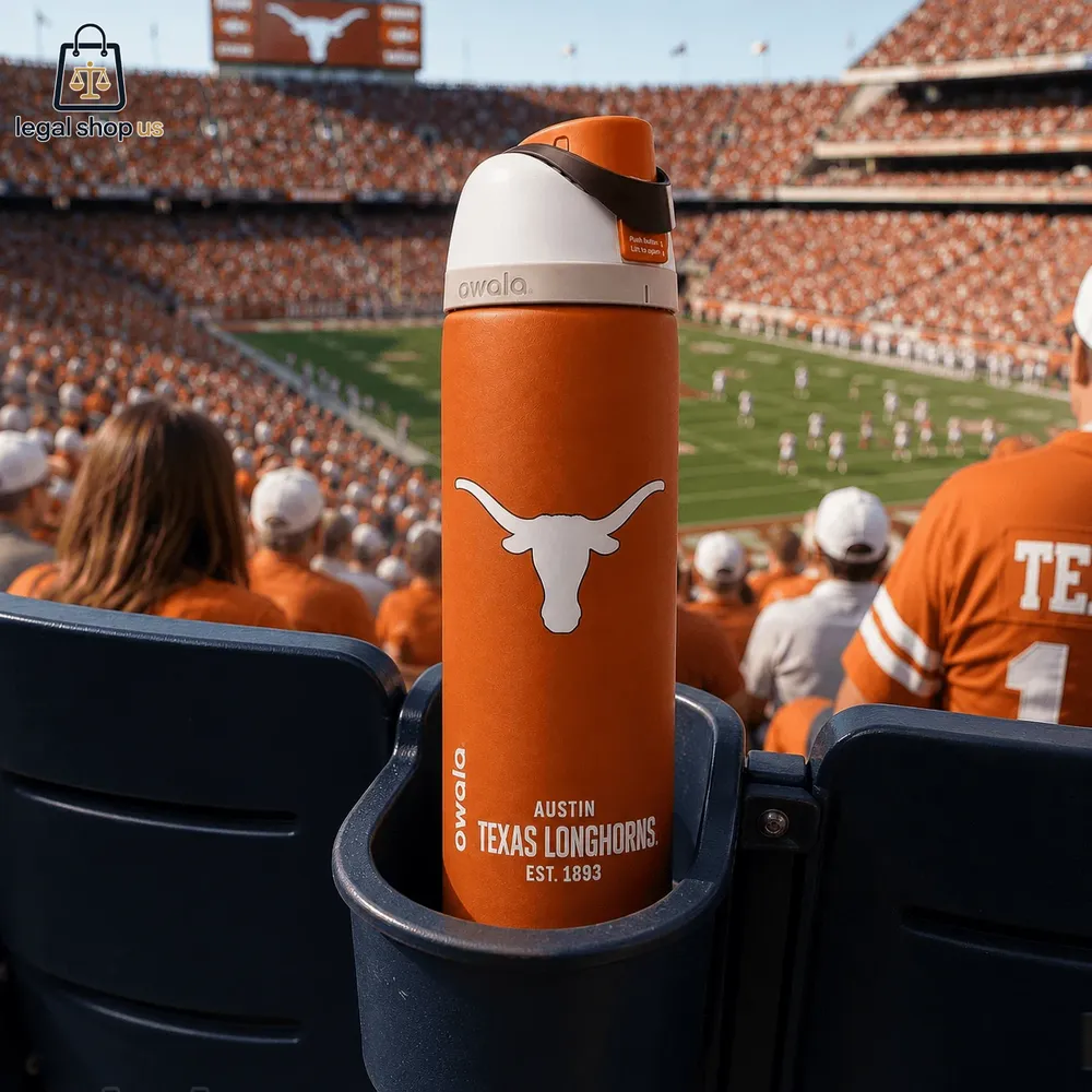 Texas Longhorns Austin Est 1893 Water Bottle-Legalshopus