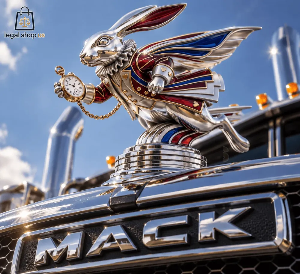 Alice in Wonderland White Rabbit Car Hood Ornament Alice in Wonderland White Rabbit Car Hood Ornament