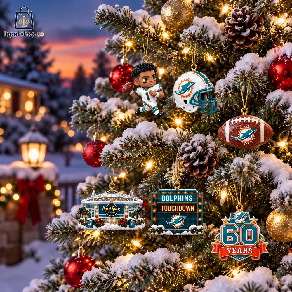 Miami Dolphins 60th Anniversary Christmas Advent Calendar 2026