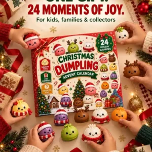 2026 Christmas Dumpling Advent Calendar Christmas Dumpling advent calendar with 24 cute squishy toy surprises.