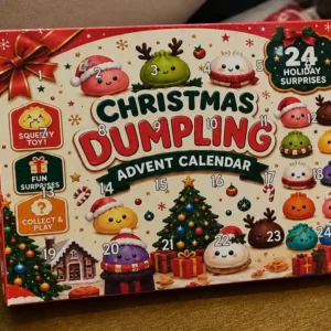 2026 Christmas Dumpling Advent Calendar Christmas dumpling advent calendar box with 24 holiday surprises