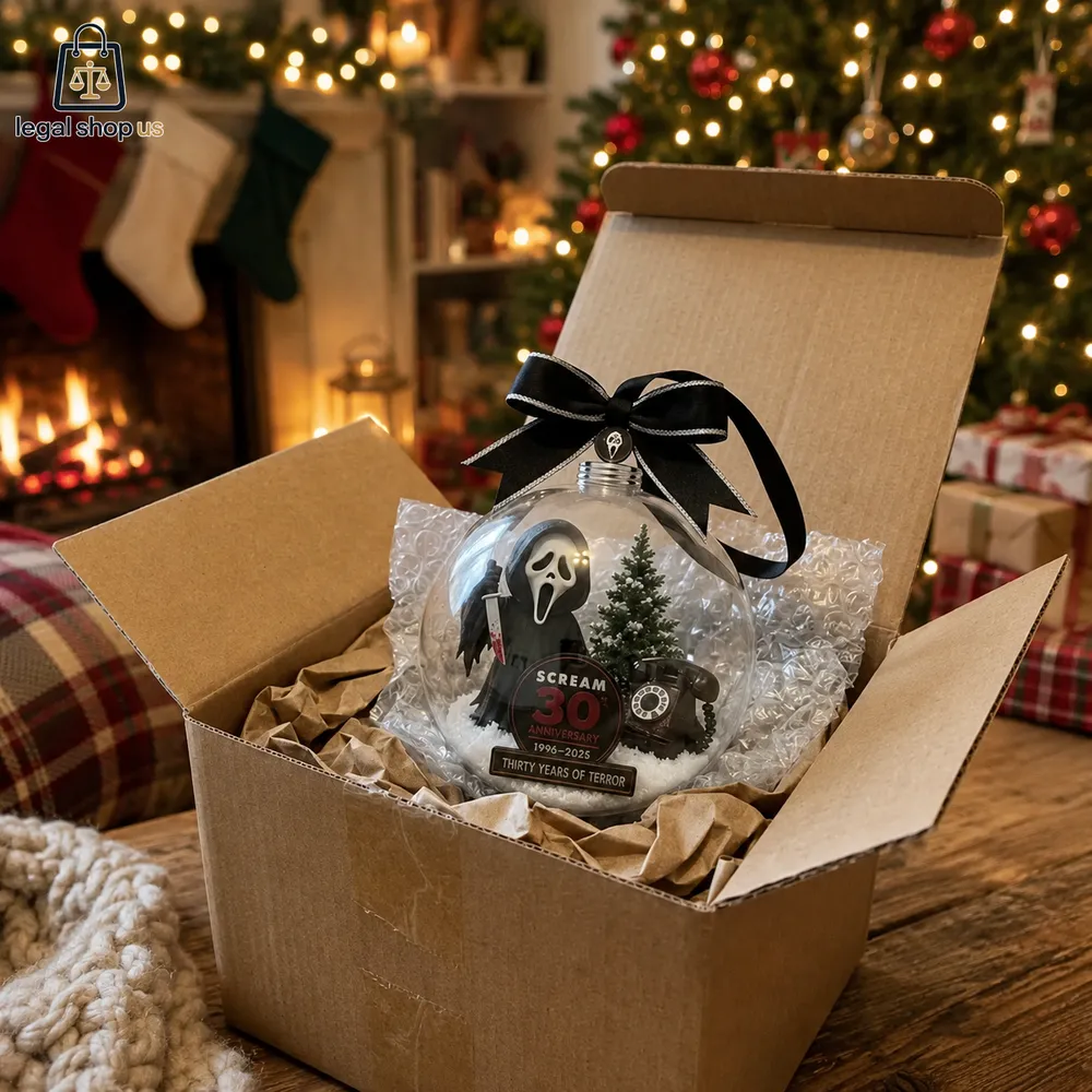 クリスマス　オーナメント　scream Scream 30Th Anniversary 1996-2026 Christmas Ornament 2026-Legalshopus