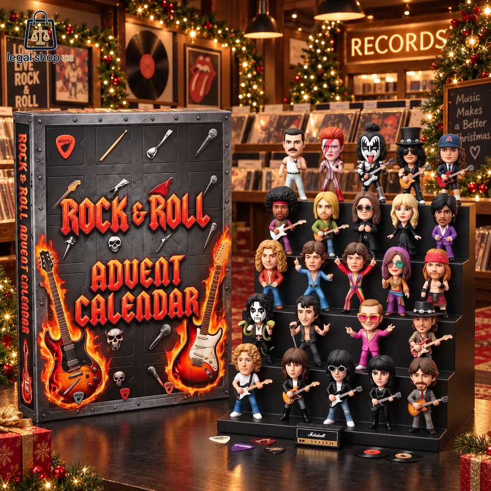 Rock & Roll Christmas Advent Calendar 2026-Legalshopus