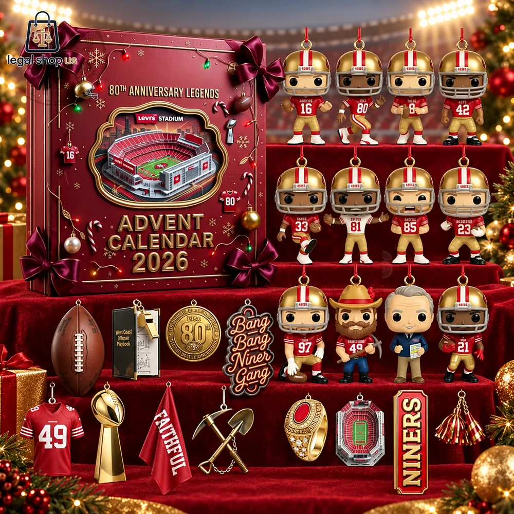 NEW San Francisco 49ers 80th Anniversary Advent Calendar 2026